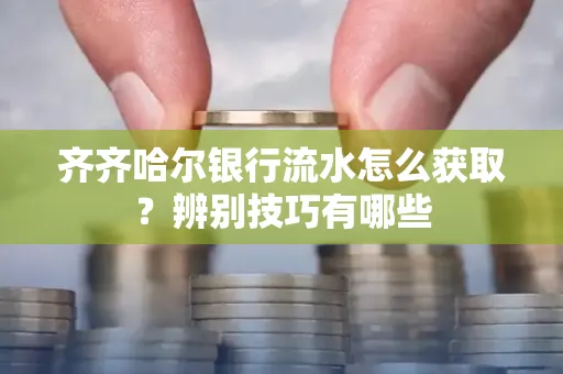 齐齐哈尔银行流水怎么获取?辨别技巧有哪些